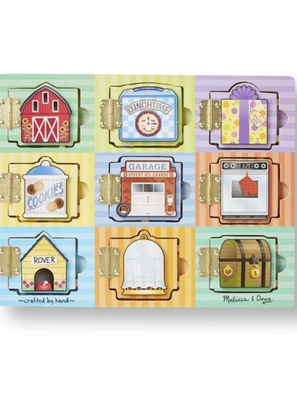 Melissa & Doug Wooden Hide and Seek Magnetic Board